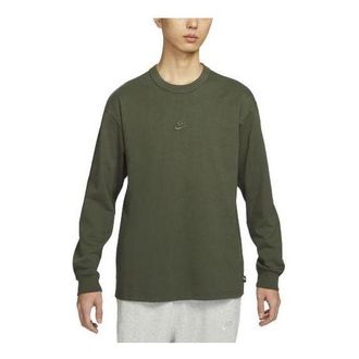 Nike Sportswear Premium Essentials Long-Sleeve T-Shirt Green DO7391-325