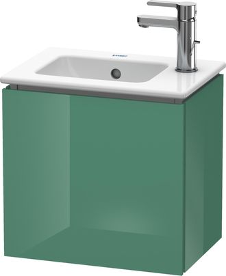 Duravit Duravit L-cube Mueble De Pared, 1 Puerta, Con Bisagra A La Izquierda, 420mm, Para Me By Starck 072343, Color: Jade Laca Alto Brillo - Lc6272l0303