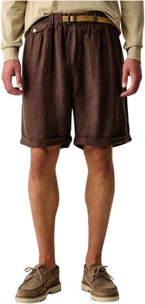 Aeronautica Pantaloncini Casual - - Shorts - Uomo - Marrone - XL