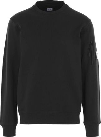 C.P. Company Raised Fleece Sweatshirt - Heren - Sweatshirts - Zwart - 2XL - Katoen - Hoodies & sweatvesten