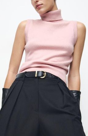 Mango Baby Turtleneck Sleeveless Sweater in Lt-Pastel Pink at Nordstrom, Size Xx-Large