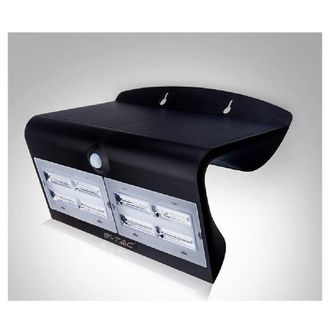 Trade Shop Trade Shop Traesio - Trade Shop - Faretto Led Externo Con Solare Pannello Sensore Moviment Crepuscolare 7w