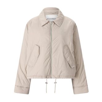 Closed Closed, Winter Jackets, female, Beige, Size: S Winter Jackets