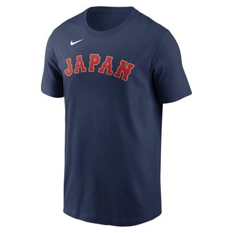 Nike Yoshinobu Yamamoto Japan National Baseball Team 2026 World Baseball Classic Nike Mens T-Shirt in Blue | N19944BW3J-CZA