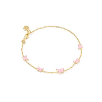 Kendra Scott Womens Lillia Butterfly Enamel Delicate Bracelet In Gold