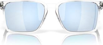 Oakley Exchange Sun 56mm Polarized Rectangle Sunglasses in Clear at Nordstrom