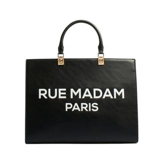 Rue Madam Handbags, female, Black, Size: ONE SIZE 1485 Iconique Tote