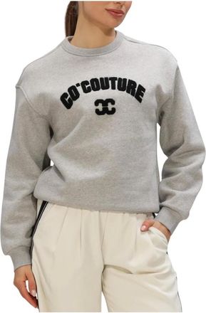 Co'Couture Dames, Sweatshirts & Hoodies, Grijs, Maat: XS Katoen