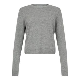Silvian Heach Olyven Sweater - Dames - Ronde hals truien - Grijs - L - Wol - Truien & Vesten