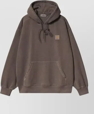 Carhartt Work in Progress cotton logo hoodie