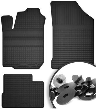 OEM Alfombrillas De Goma + Topes Para: Kia Ceed I Hatchback, Sw, Familiar, Coup&eacute; (2006-2012)