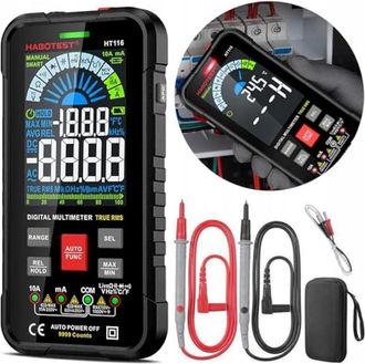 OEM Mult&iacute;metro Digital, Mult&iacute;metro Inteligente Ht116, Selecci&oacute;n Autom&aacute;tica De Rango, Pantalla A Color Trms, Mult&iacute;metro Para Pruebas El&eacute;ctricas De 1000 V