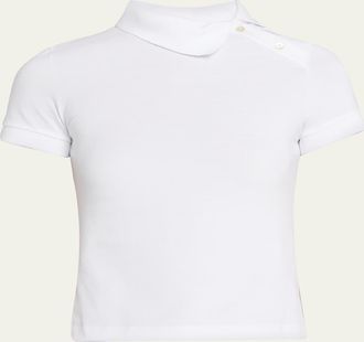A.W.A.K.E. Collared Tennis Top