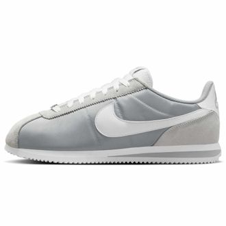 Nike Nike Cortez Textile Mens Shoes, Flat Silver/White, 12 UK
