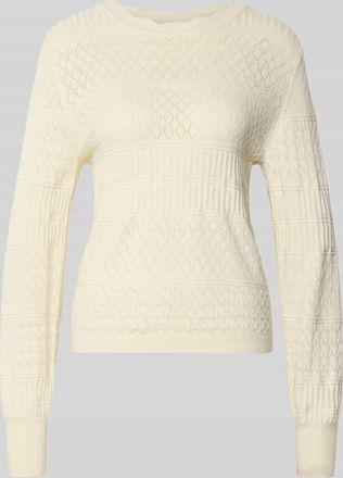 Vila Regular Fit Pullover aus Viskose-Mix Modell Milos in Offwhite, Gr&ouml;&szlig;e XL