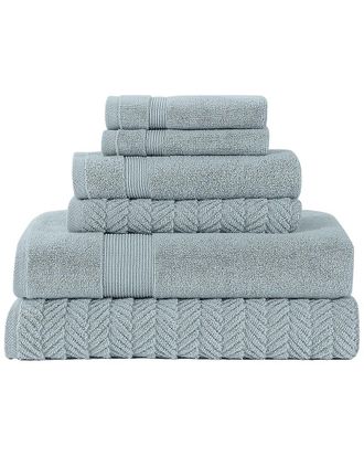 Modern Threads Modern Threads Zero Twist Otis Jacquard 6Pc Towel Set