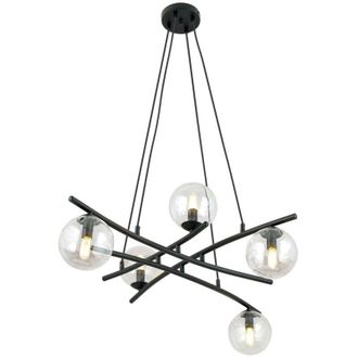 Wonderlamp L&aacute;mpara Colgante Lotra Transparente (5 Luces)