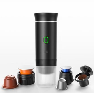 OEM Macchina Da Caff&egrave; Portatile Da Portare Sempre Con S&eacute; - Senza Fili Per Auto - 12 Volt - Espresso - Nespresso - Dolce Gusto - Caff&egrave; In Capsule - Caff&egrave; M