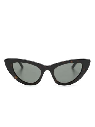 Saint Laurent Eyewear Lily cat-eye sunglasses - Brown
