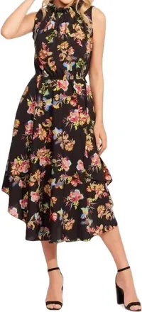 Eva Franco Shentel Dress In Midnight Floral