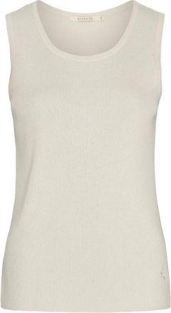 BTF-CPH Btfella Silk Top - - Tops - Donna - Beige - M