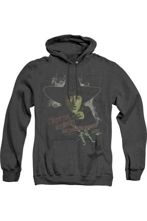 Gildan Wizard Of Oz And Your Little Dog Too Adult Heather Hoodie / Hooded Sweatshirt
