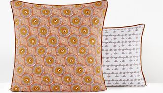 La Redoute Interieurs Kussensloop in katoen, Summer Wax