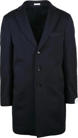 Breras Milano Dublino Jas - Heren - Mantel - Blauw - XL - Wol - Jassen
