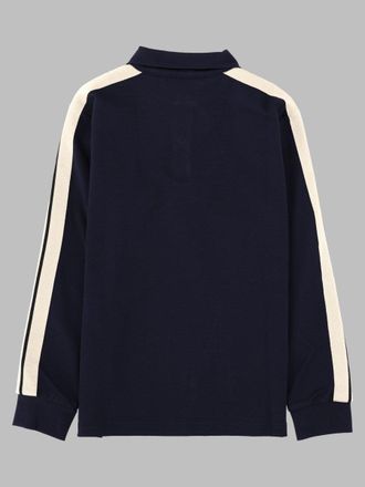 Palm Angels Milan Stitch Polo Shirt - Blue