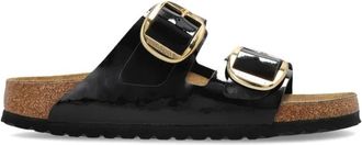 Birkenstock Arizona Big Buckle - Dames - Sandalen - Zwart - 39 EU - Leer - Schoenen