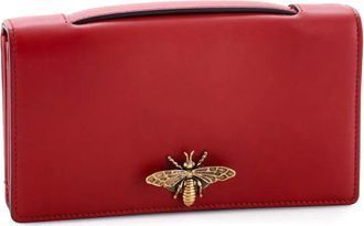 Dior Bee Leather clutch bag - Rood