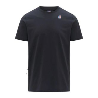 K-Way K-Way, T-Shirts, male, Blue, Size: 2XL Leonide T-Shirt