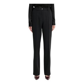 Guess Broeken, Dames, Zwart, M, Polyester, Nieuwe Carla Wijde Broek