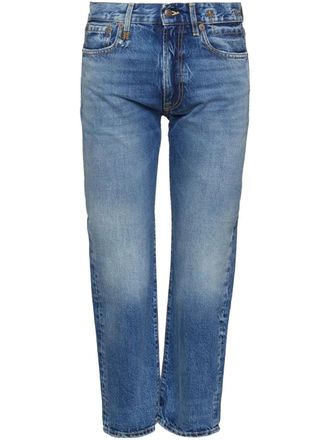 R13 cropped straight jeans - Blue
