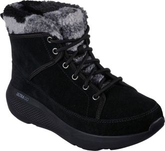 Skechers OTG Elevate hoge sneakers voor dames (Zwart/Grijs)