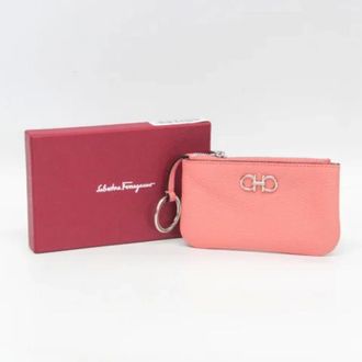 Ferragamo Pre-owned Wallets, female, Pink, Size: ONE SIZE Pre-owned Leather Wallet