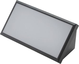 Lindby Lindby - L&aacute;mpara De Pared Led Exterior abby En Negro Pl&aacute;stico