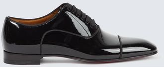 Christian Louboutin Greggo patent leather Oxford shoes