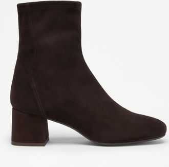 Russell & Bromley HARRINGTON SHORT Block Heel Sock Boot