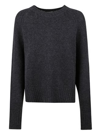 Allude raglan-sleeve sweater - women - Wool/Cashmere - L - Blue