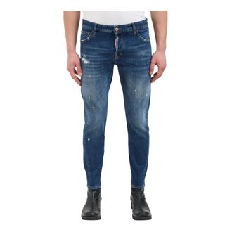 Dsquared2 Slim-fit Jeans, male, Blue, Size: M Pantalone in Denim Slim Twist