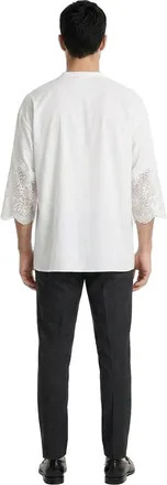 Dolce & Gabbana Mens White Cotton Dress Shirt