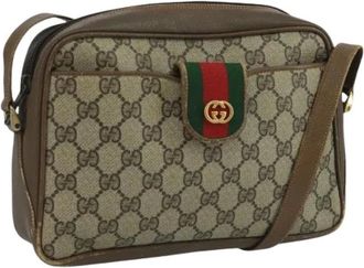 Gucci Pre-owned Cross Body Bags, female, Beige, Size: ONE SIZE Pre-owned Vintage Cross Body Bag