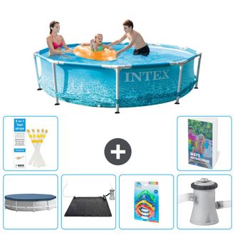Intex Piscina Con Estructura Redonda - 305x76 Cm - 7-piezas S37