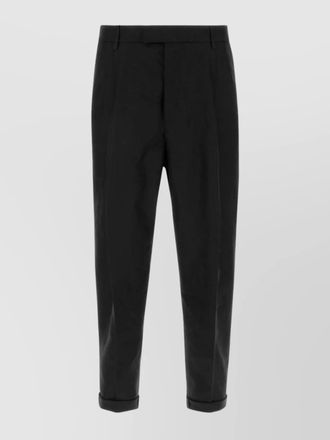 Dolce & Gabbana linen straight-leg trousers