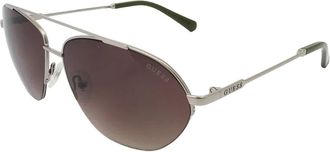 Guess Gradient Brown Pilot Mens Sunglasses GU00010 08F 61