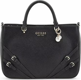 Guess Bramina Girlfriend Satchel - Dames - Handtassen - Zwart - ONE Size - Tassen
