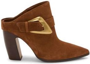 Vince Camuto Bailey Pointed Toe Mule in Burnt Sugar Verona at Nordstrom Rack, Size 7.5