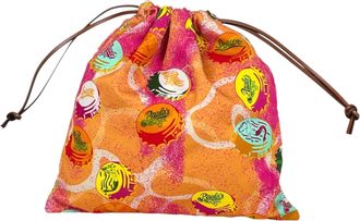 Loewe Multi-Color Orange Canvas Leather Pouch (Pre-Owned)