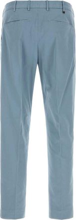 Pantaloni Torino Mens Stretch Cotton Trousers Blue Elastane